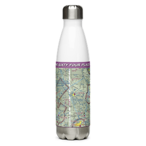 One Sixty Four Place Airport (TS02) VFR Sectional Water Bottle