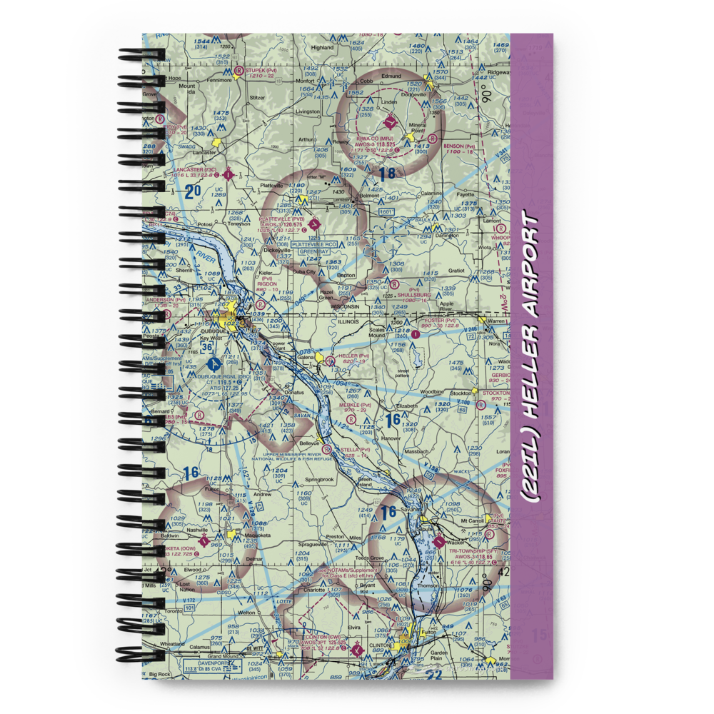Heller Airport (22IL) VFR Sectional Notebook 