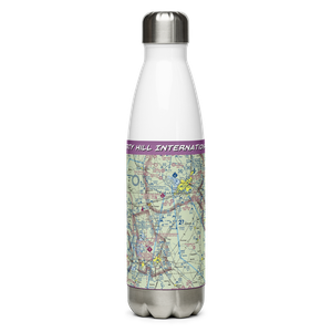 Liberty Hill International Airport (TS29) VFR Sectional Water Bottle