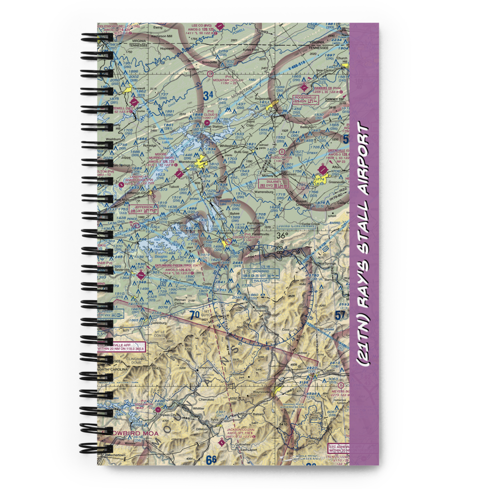 Ray's Stall Airport (21TN) VFR Sectional Notebook 