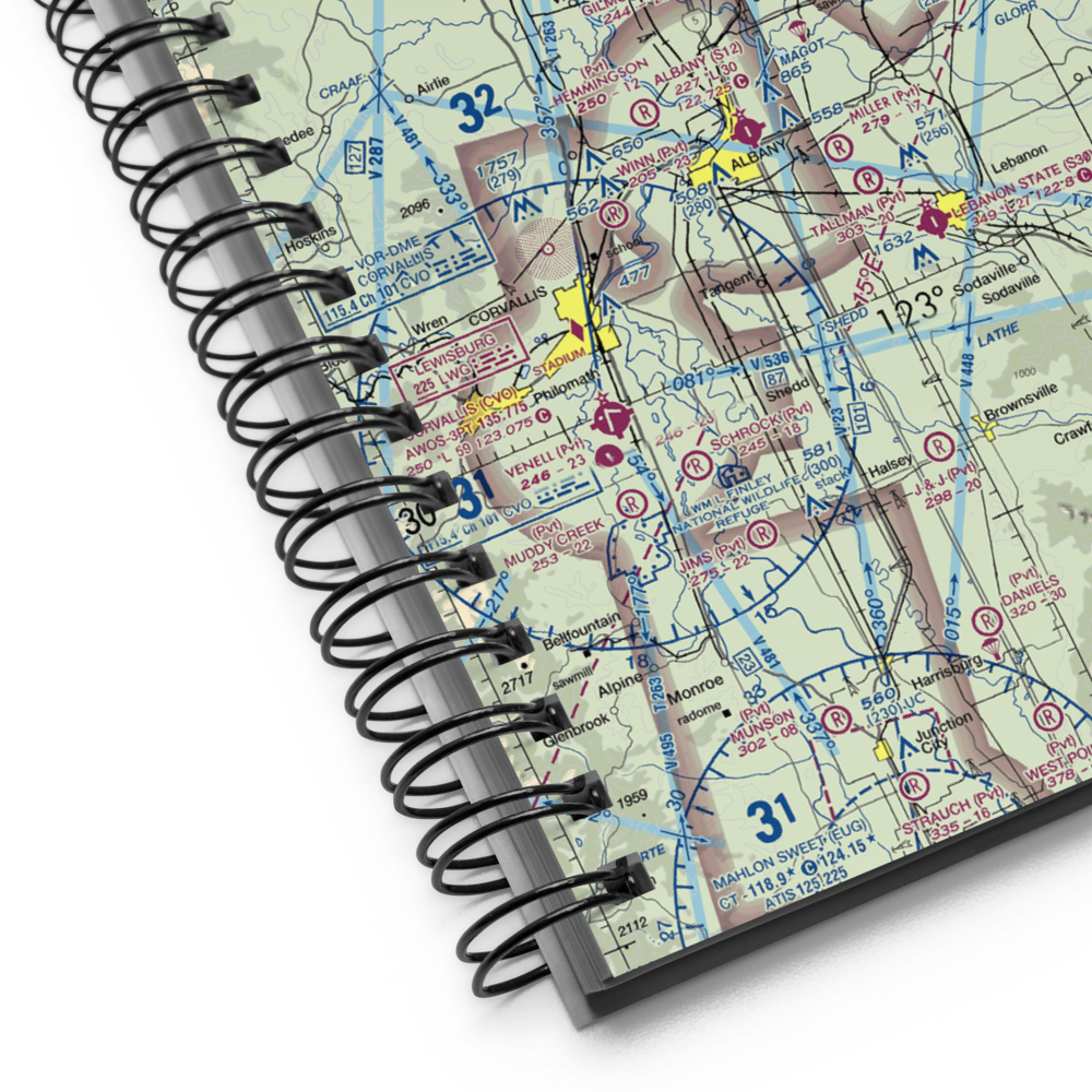 Ames Airport (21OG) VFR Sectional Notebook 