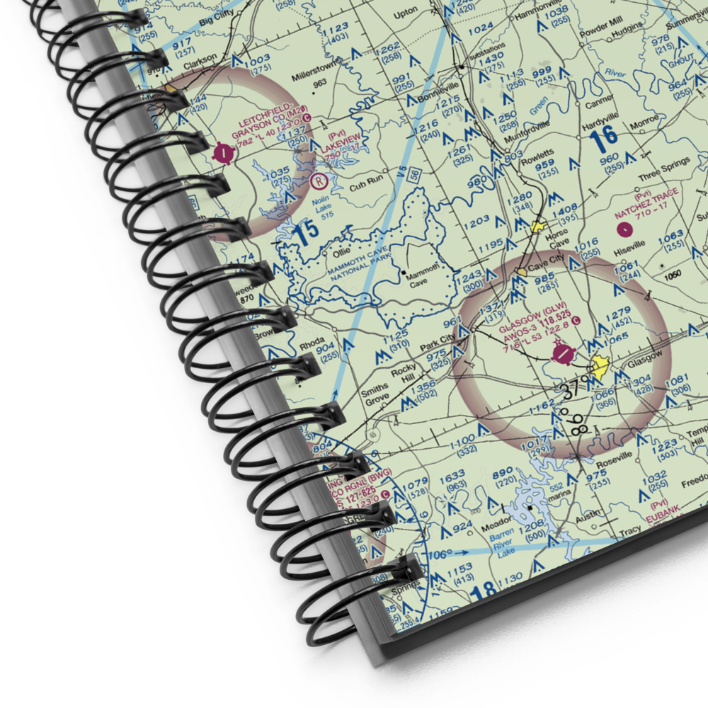Lincoln Farm Airport (21KY) VFR Sectional Notebook 
