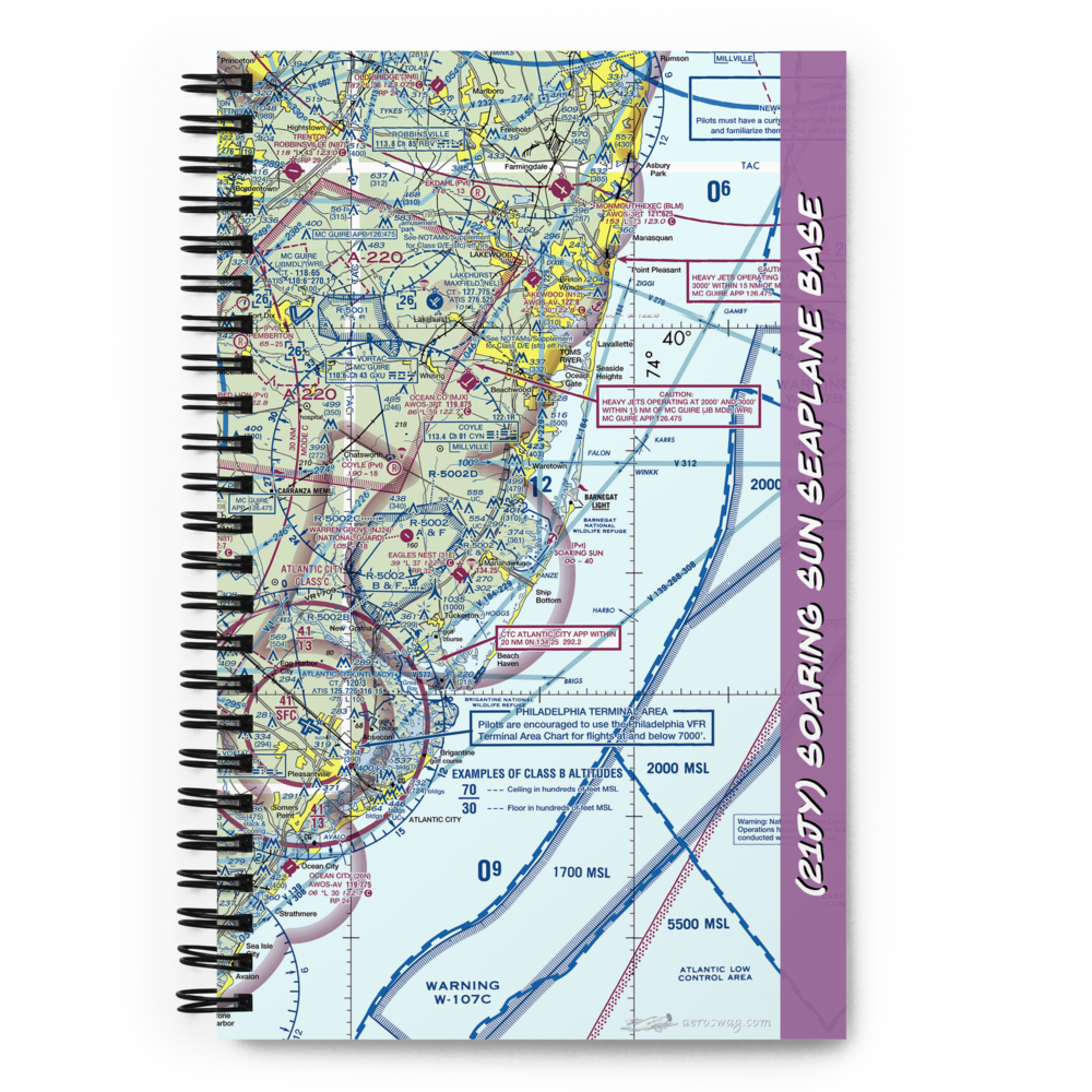 Soaring Sun Seaplane Base (21JY) VFR Sectional Notebook 