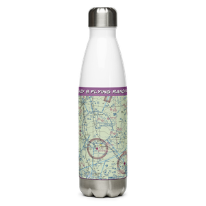 Lazy 8 Flying Ranch Airport (TT20) VFR Sectional Water Bottle