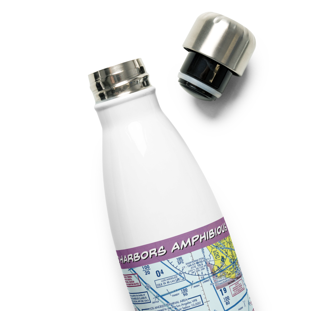 Two Harbors Amphibious Terminal (TWH) VFR Sectional Water Bottle 