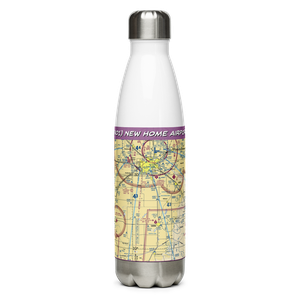 New Home Airport (TX01) VFR Sectional Water Bottle
