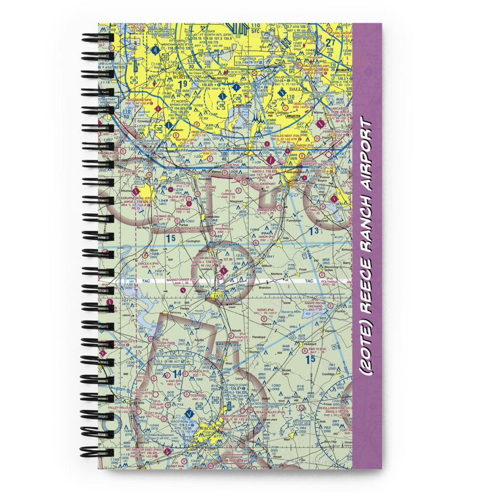 Reece Ranch Airport (20TE) VFR Sectional Notebook 