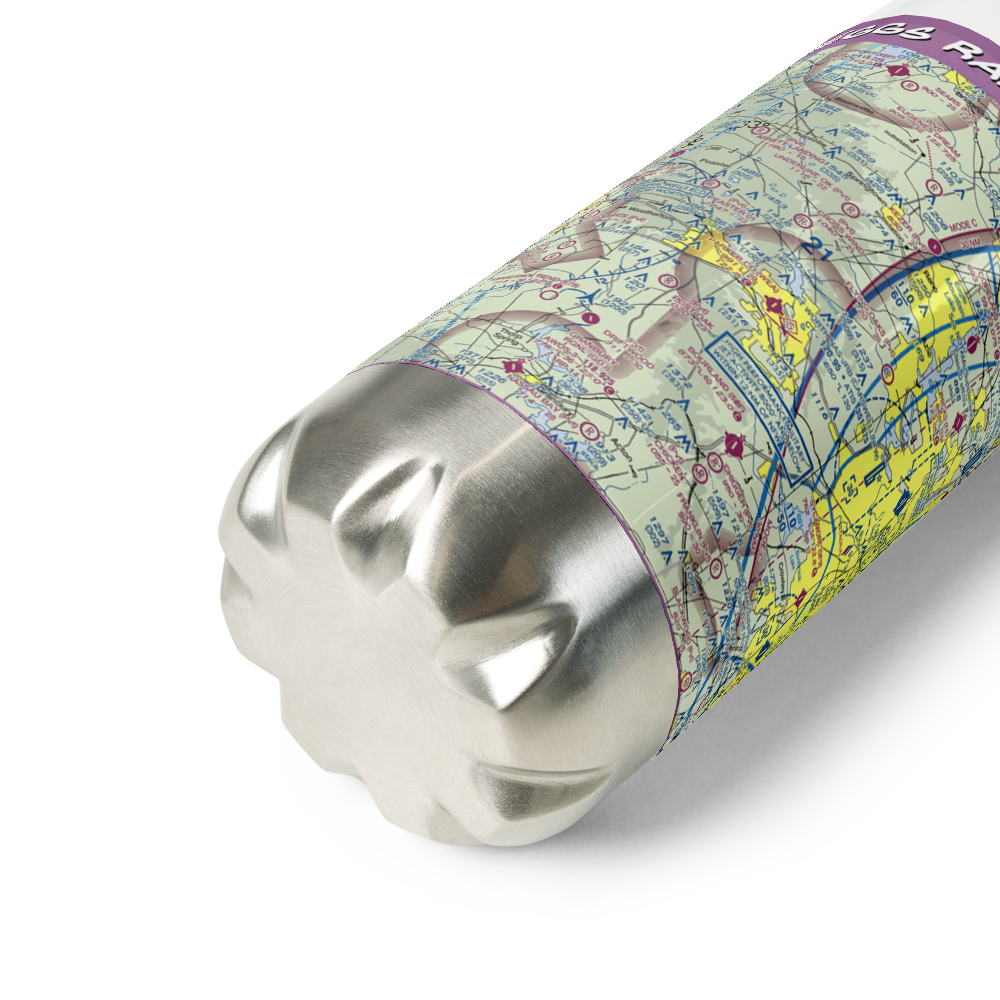 Beggs Ranch/Aledo/ Airport (TX15) VFR Sectional Water Bottle 