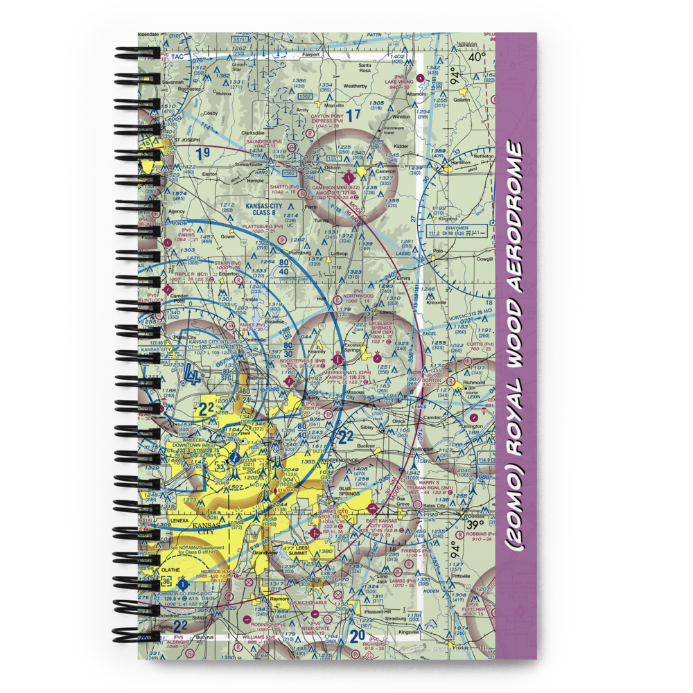 Royal Wood Aerodrome (20MO) VFR Sectional Notebook 