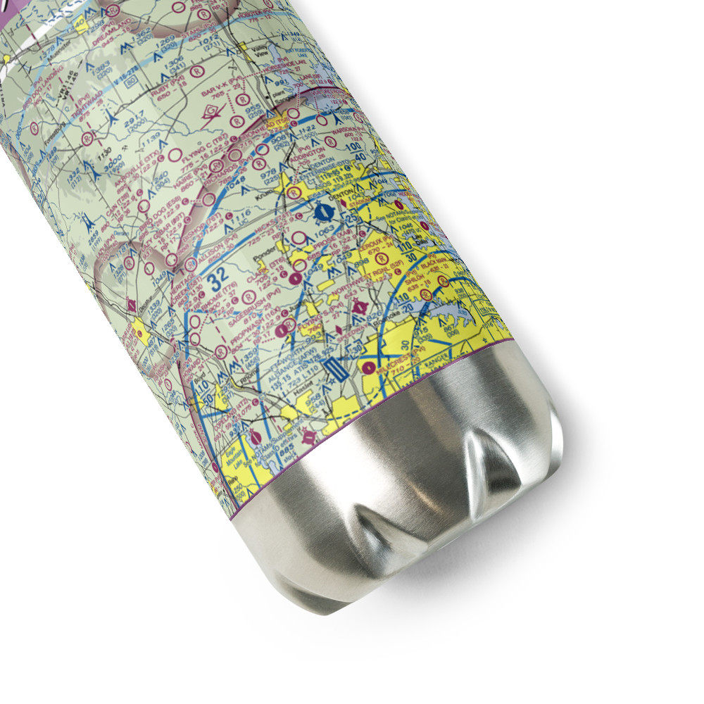 Haire Airport (TX33) VFR Sectional Water Bottle 