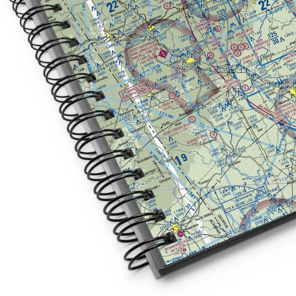 Earl L. Small Jr. Field/Stockmar Airport (20GA) VFR Sectional Notebook 