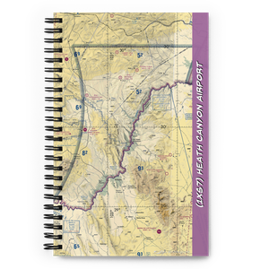 Heath Canyon Airport (1XS7) VFR Sectional Notebook