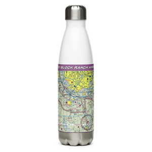 Block Ranch Airport (TX78) VFR Sectional Water Bottle