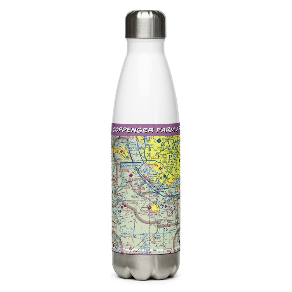 Coppenger Farm Airport (TX95) VFR Sectional Water Bottle 