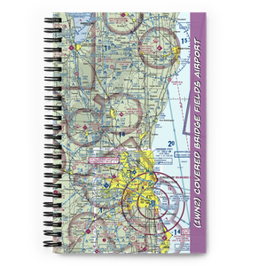 Covered Bridge Fields Airport (1WN2) VFR Sectional Notebook