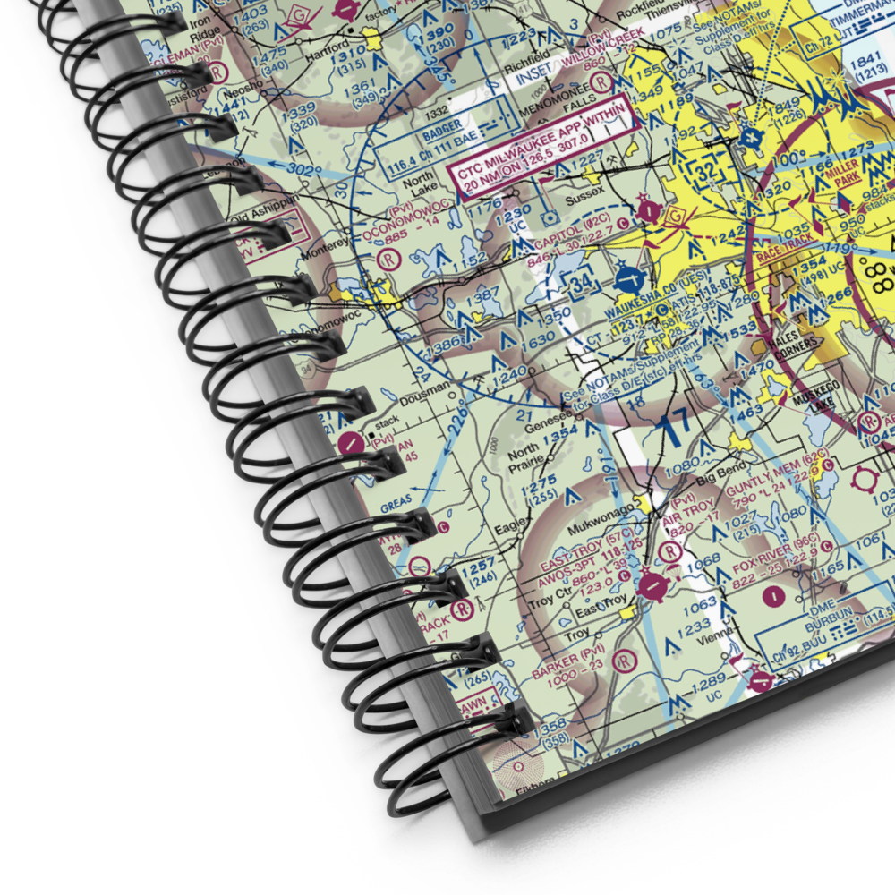 Covered Bridge Fields Airport (1WN2) VFR Sectional Notebook 