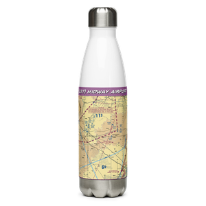 Midway Airport (U37) VFR Sectional Water Bottle