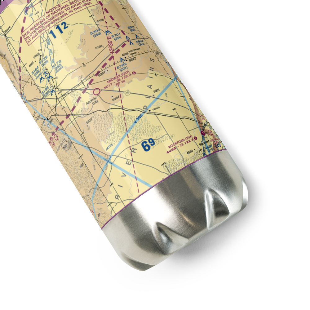 Midway Airport (U37) VFR Sectional Water Bottle 