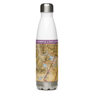 Henry's Lake Airport (U53) VFR Sectional Water Bottle