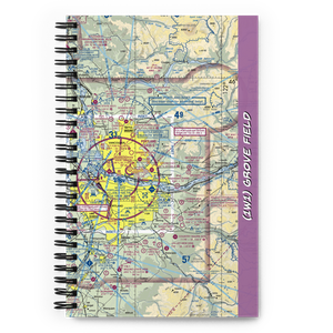 Grove Field (1W1) VFR Sectional Notebook
