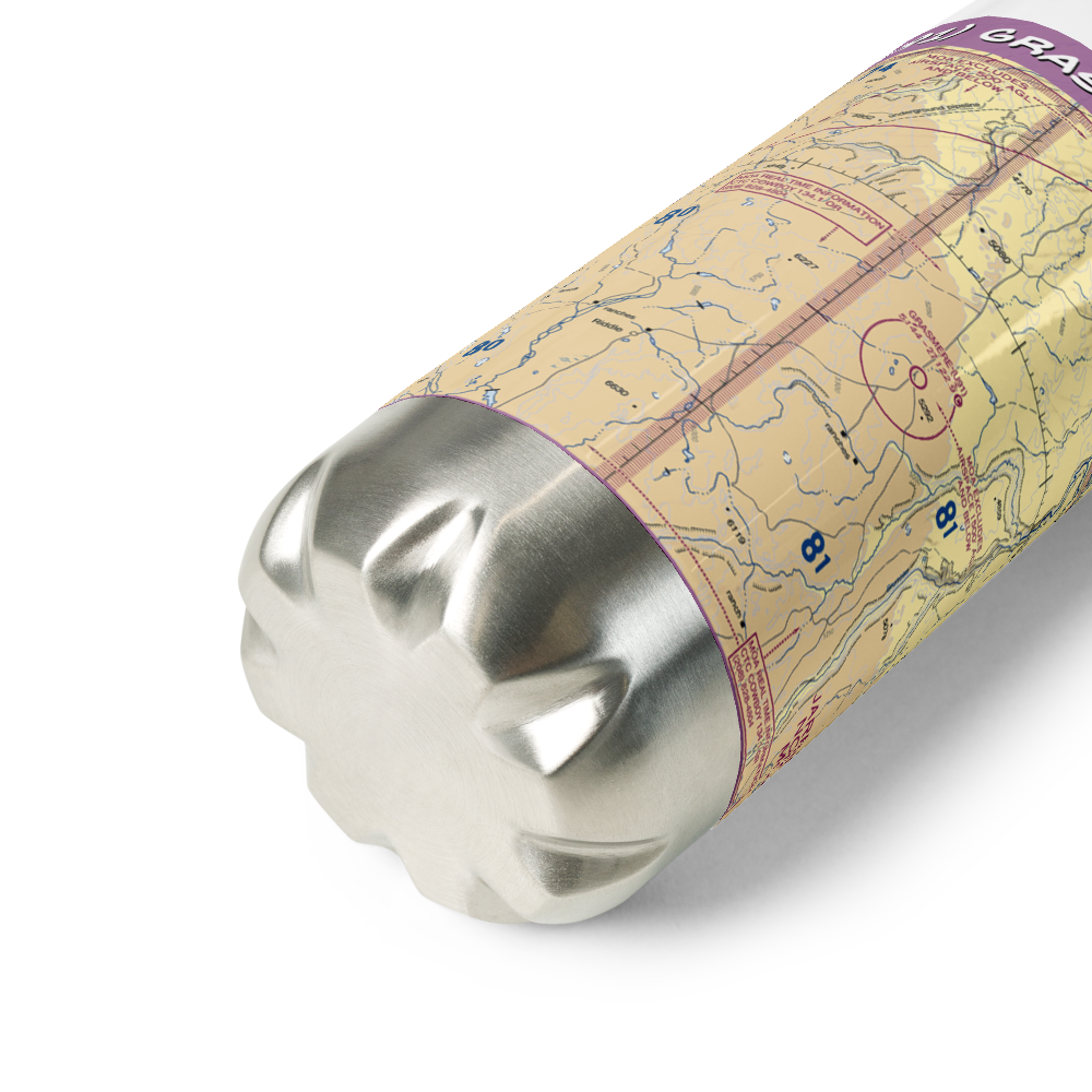 Grasmere Airport (U91) VFR Sectional Water Bottle 