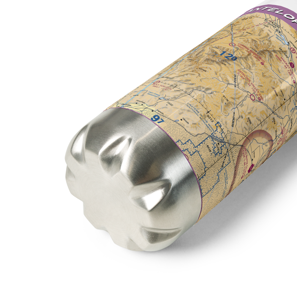 Antelope Valley Airport (U92) VFR Sectional Water Bottle 