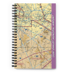 Oakley Municipal Airport (1U6) VFR Sectional Notebook