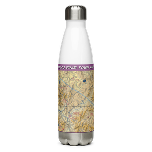 Dixie Town Airport (US-0010) VFR Sectional Water Bottle