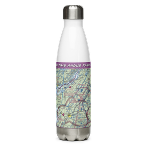 Tims Angus Farm Airport (US-0026) VFR Sectional Water Bottle
