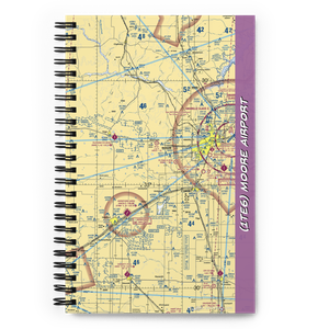 Moore Airport (1TE6) VFR Sectional Notebook