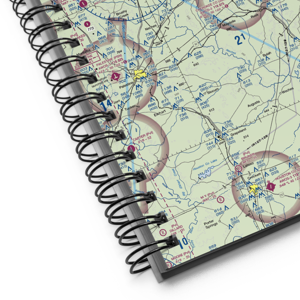 Bolton Airport (1TE3) VFR Sectional Notebook 