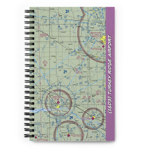 Turkey Ridge Airport (1SD3) VFR Sectional Notebook