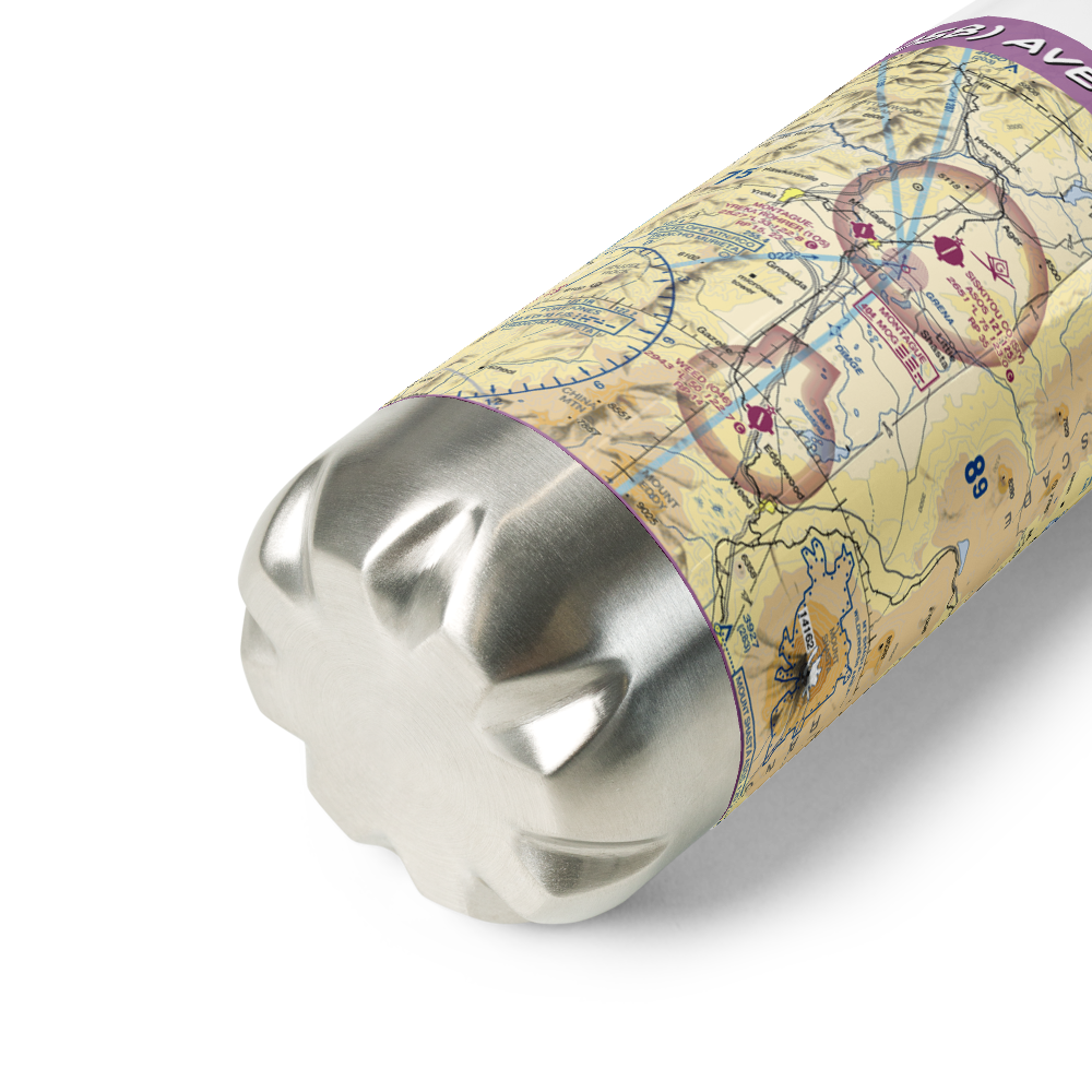 Avery Ranch Airstrip (US-0058) VFR Sectional Water Bottle 