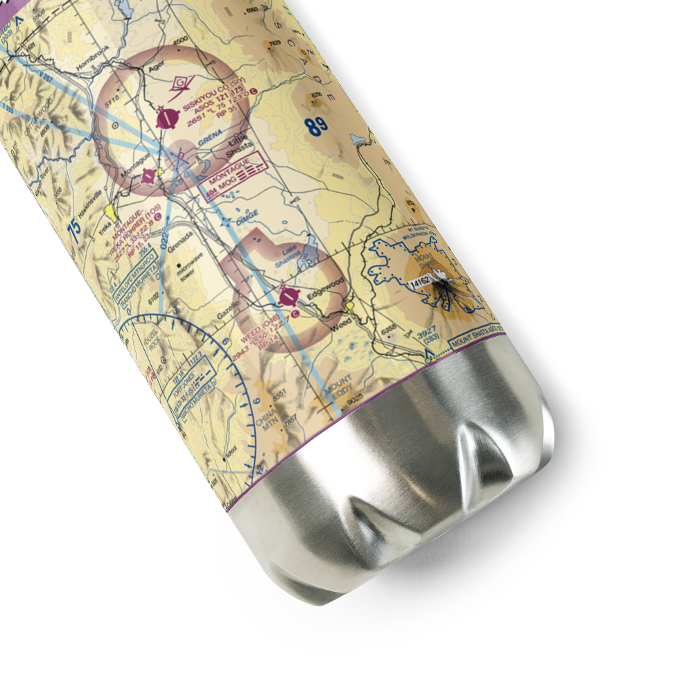 Avery Ranch Airstrip (US-0058) VFR Sectional Water Bottle 