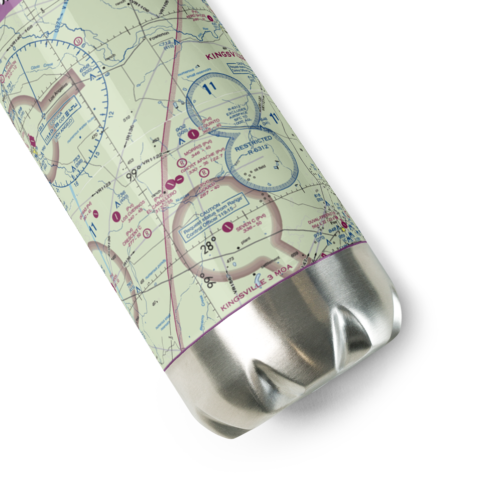 Herradura Lodge Airport (US-0061) VFR Sectional Water Bottle 