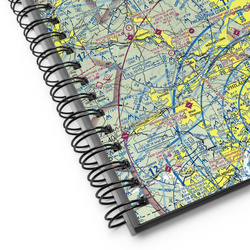 Wicker & Wings Aerodrome (1PS9) VFR Sectional Notebook 