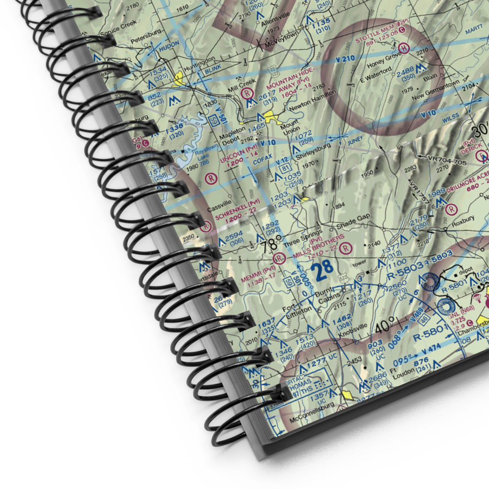 Wagner Airport (1PA4) VFR Sectional Notebook 