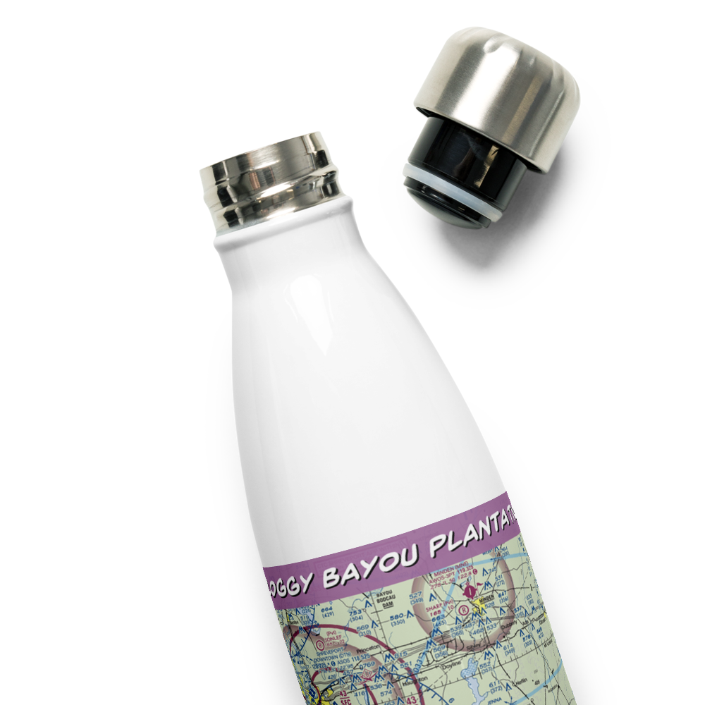Loggy Bayou Plantation Airport (US-0100) VFR Sectional Water Bottle 