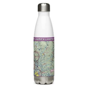 Laurie's Landing Airport (US-0104) VFR Sectional Water Bottle
