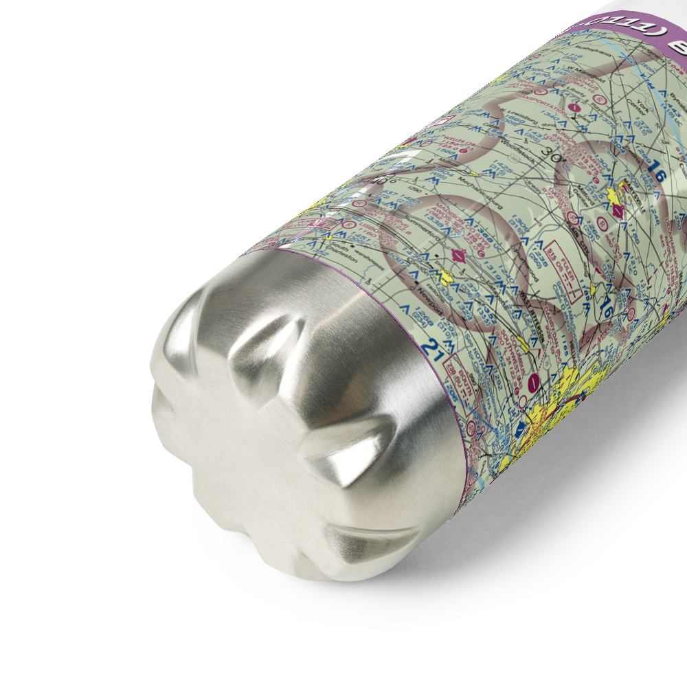 Boober Airport (US-0111) VFR Sectional Water Bottle 