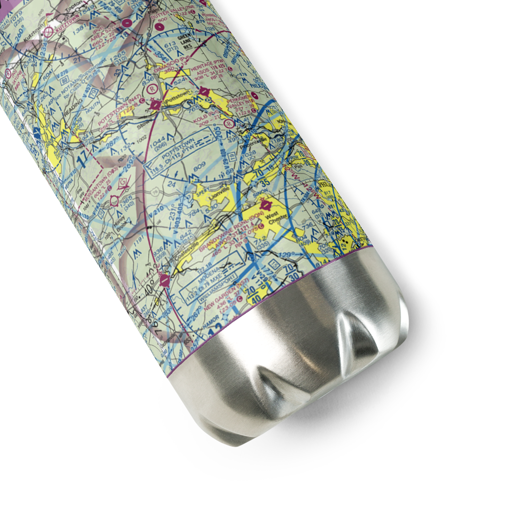 Nesspor Airport (5PA4) VFR Sectional Water Bottle 