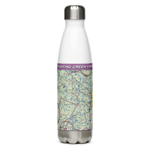 Fighting Creek Farm Airport (US-0123) VFR Sectional Water Bottle