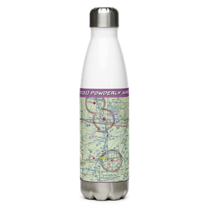 Powderly Airport (US-0131) VFR Sectional Water Bottle