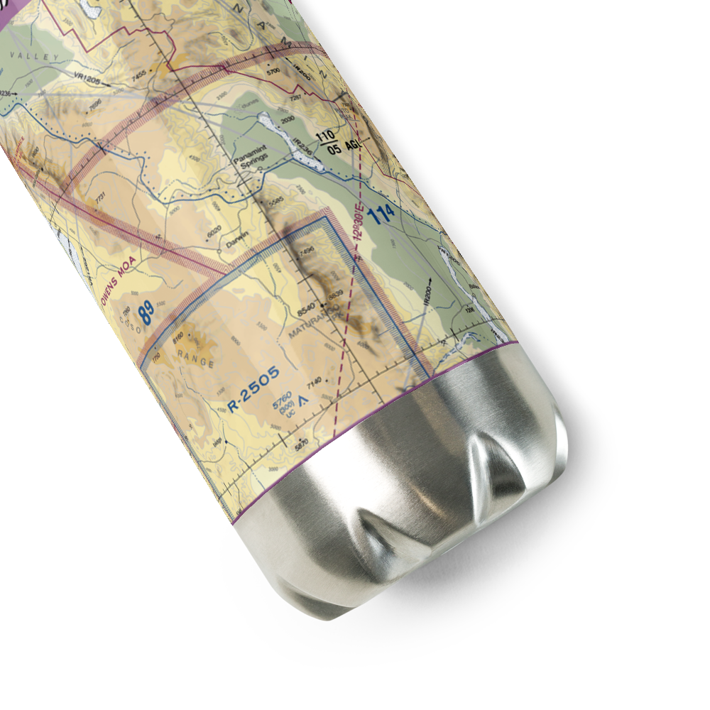 Panamint Springs Airstrip (US-0163) VFR Sectional Water Bottle 