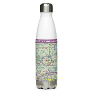 The 88 Airport (XS62) VFR Sectional Water Bottle