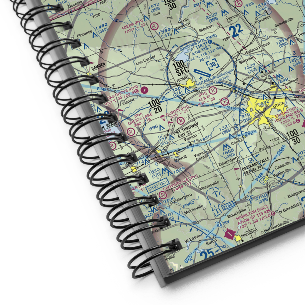 Boonville Inc Airport (1NK7) VFR Sectional Notebook 