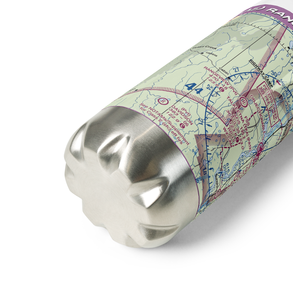 Rangeview Airstrip (0AA5) VFR Sectional Water Bottle 