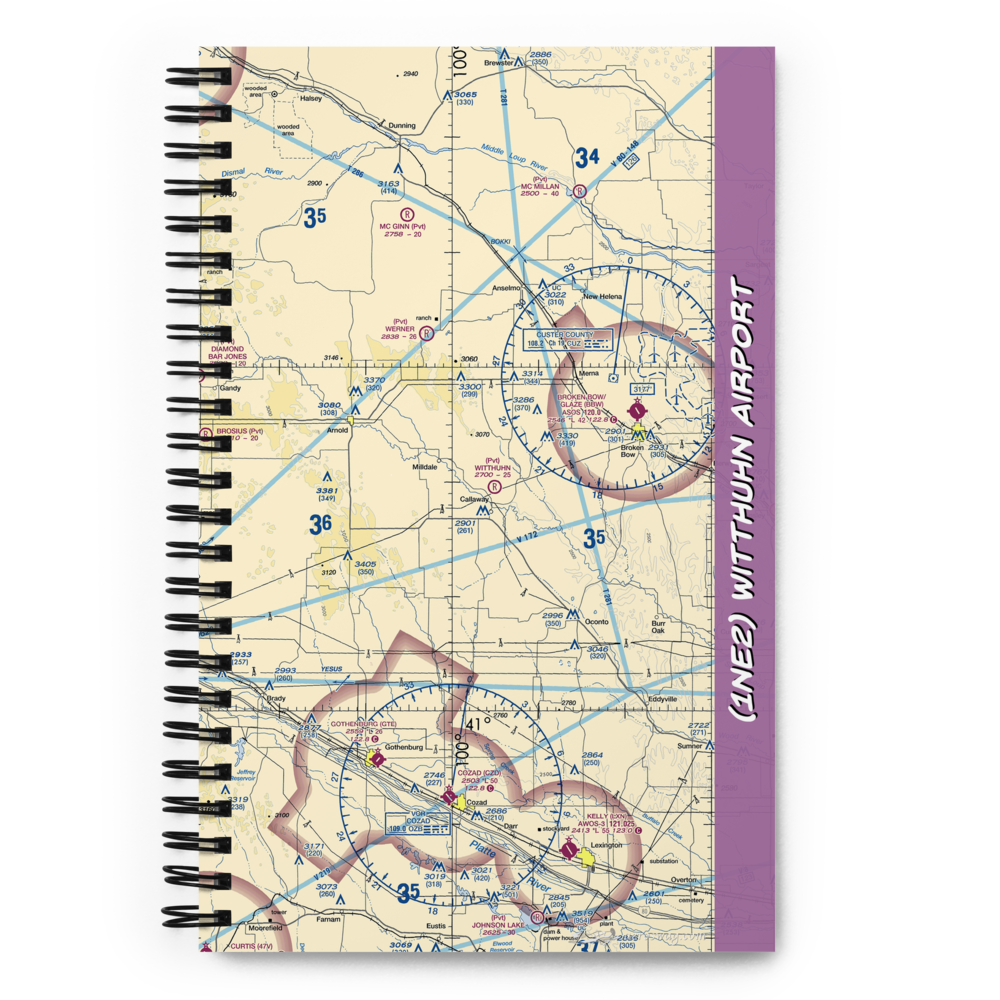 Witthuhn Airport (1NE2) VFR Sectional Notebook 