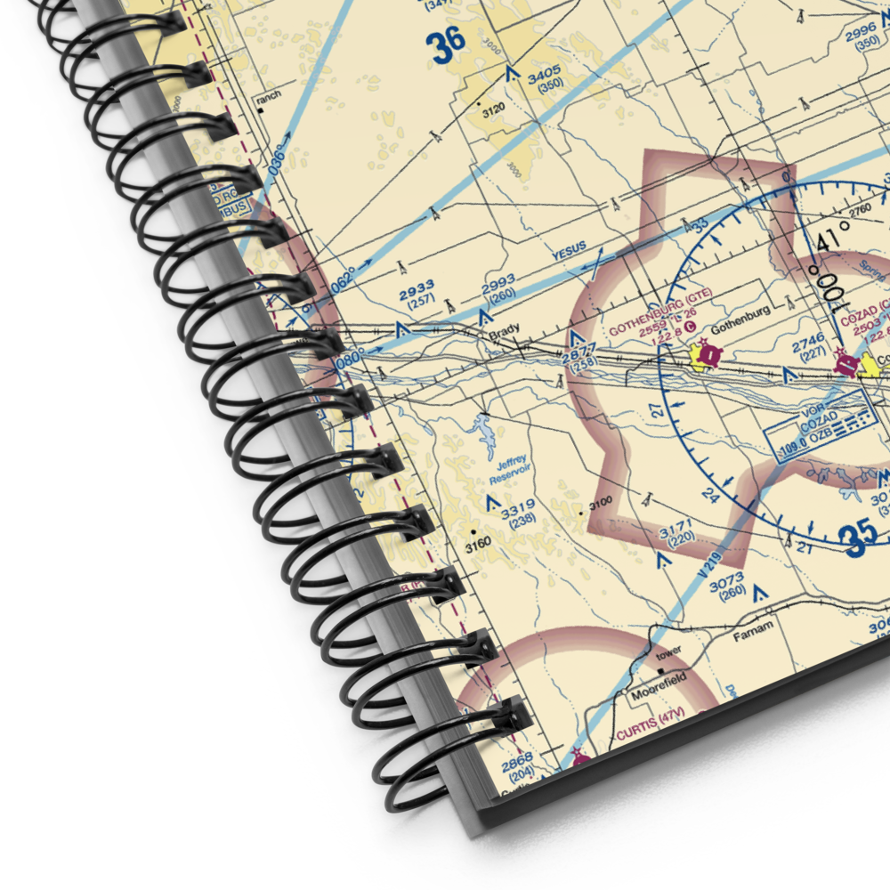 Paul Ridder Ranch Airport (1NE1) VFR Sectional Notebook 