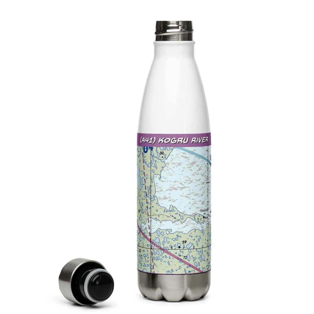 Kogru River (A41) VFR Sectional Water Bottle 